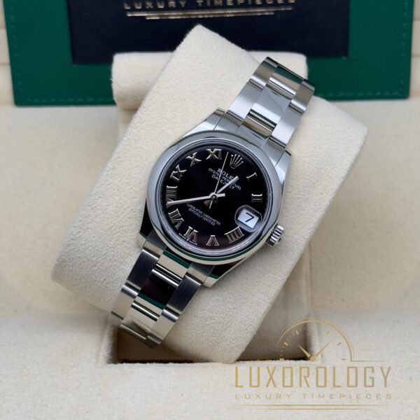 Rolex Datejust 31mm 278240 - Bright Black Roman Numeral Dial (December 2024, Unworn)